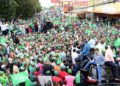 Multitud corea con Leonel en recorrido de respaldo a Noris Medina y José del Castillo en Barahona