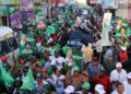 Se desbordan calles de Haina en apoyo a Leonel y Antonio Brito, candidato a la Alcaldía
