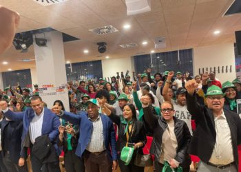 Ingrid Mendoza encabeza acto masivo de la Fuerza del Pueblo en Barcelona