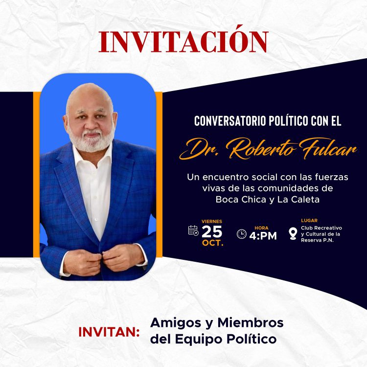 Roberto Fulcar realiza diálogo con dirigentes sociales y políticos de Boca Chica y la Caleta.