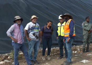 Alcalde Santo Ramírez inspecciona avance de Relleno Sanitario Provincial y nueva celda del vertedero municipal