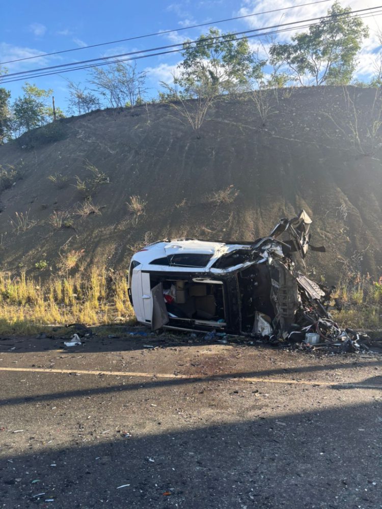 Festividades de fin de año inician con cuatro muertes producto de accidente de tránsito entre Azua y Bani