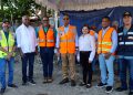 Inician trabajos puente Paso de los Hierros en Baní por gestiones del senador Julito Fulcar y gobernadora Ángela Yadira Báez