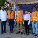 Inician trabajos puente Paso de los Hierros en Baní por gestiones del senador Julito Fulcar y gobernadora Ángela Yadira Báez