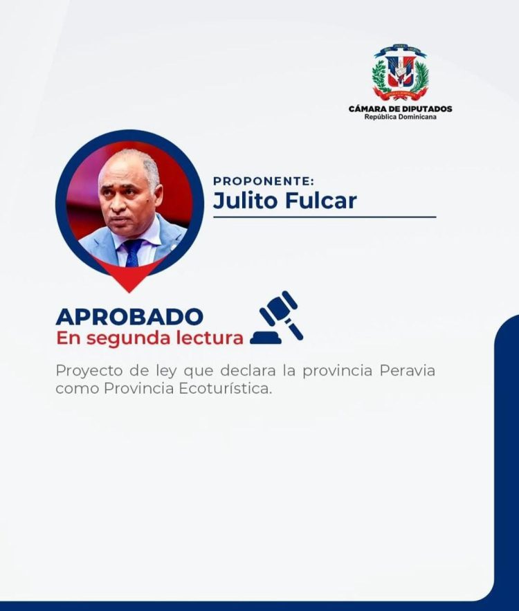 Congreso aprueba proyecto de ley que declara a Peravia como provincia ecoturística