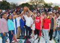En tiempo récord Ayuntamiento de Baní construye e inaugura cancha de baloncesto en Cañafistol