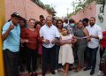 Alcaldía de Baní inaugura hormigonado de callejón en Los Cajuilitos; el 29 de toda su gestión