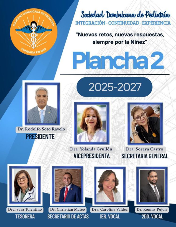 RECONOCIDA PEDIATRA SARA TOLENTINO LLAMA A VOTAR EN ELECCIONES SOCIEDAD DE PEDIATRÍA POR LA PLANCHA 2