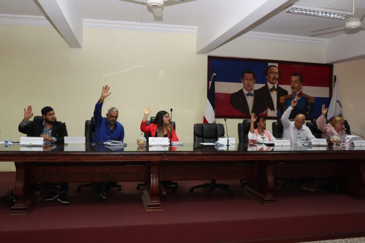 Detalles de la  sesión celebrada por el Consejo de regidores de Baní el miércoles 25 de junio año 2025