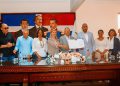 Celebran en ayuntamiento Baní encuentro consultivo del Plan Estratégico de Desarrollo Sostenible 2025–2055 que auspicia el Senador Julito Fulcar