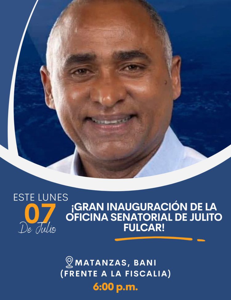 Inaugurarán Oficina Senatorial Peravia en municipio Matanzas