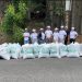 Becarios de la Alcaldía realizan jornada de limpieza  en entrada Cañafistol