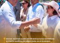 GOBERNADORA ENCABEZA JUNTO A MINISTRO DE TURISMO ACTO DE APERTURA TRABAJOS DE REMOZAMIENTO PLAYA LINDA NIZAO