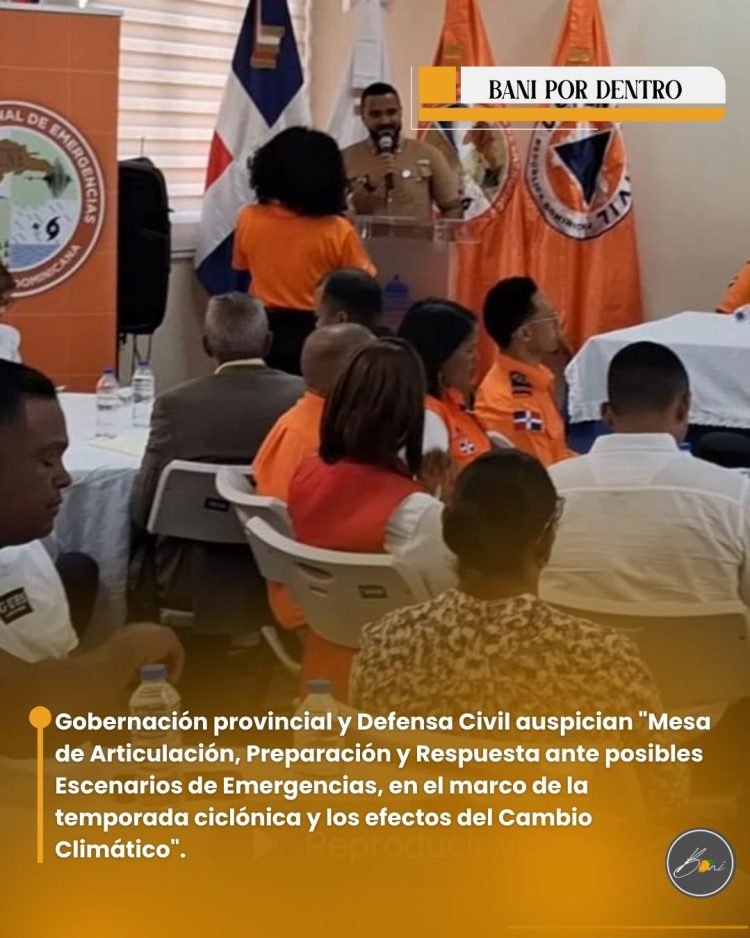 Auspician «Mesa de Articulación, Preparación y Respuesta ante posibles Escenarios de Emergencias, en el marco de la temporada ciclónica y los efectos del Cambio Climático»