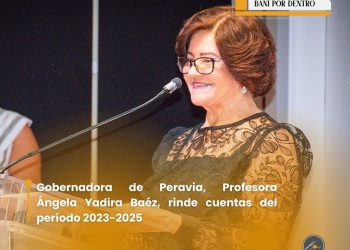 Gobernadora de Peravia rinde cuentas del período 2023-2025