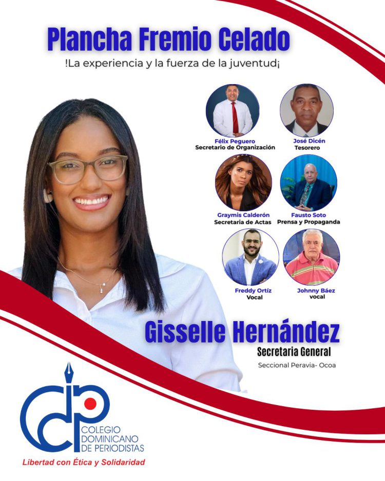 Gisselle Hernández gana elecciones del CDP seccional Peravia-Ocoa