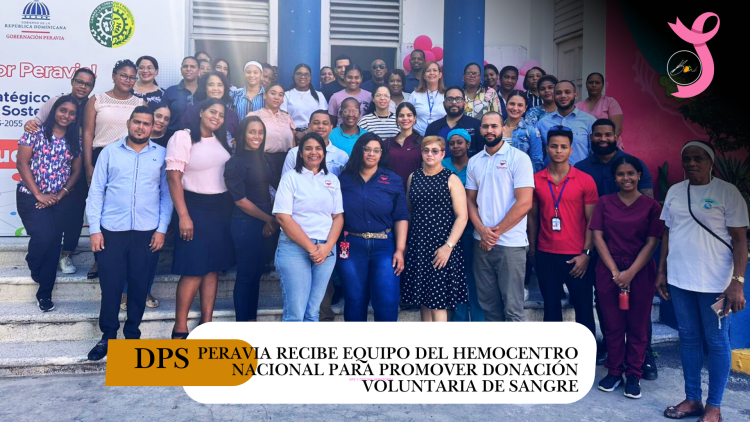 DPS Peravia recibe equipo del Hemocentro Nacional para promover donación voluntaria de sangre