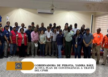 GOBERNADORA DE PERAVIA ACTIVA PLAN DE CONTINGENCIA A TRAVÉS DEL CPMR, DEBIDO A LA AMENAZA DEL FENÓMENO ATMOSFÉRICO “MELISSA”