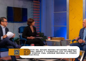 Presidente del Senado, Ricardo de los Santos, reitera senadores trabajan de manera abierta y coordinada con actores del Sistema Judicial para aprobar reforma al Código Procesal Penal