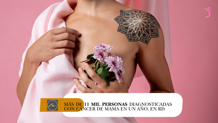 Más de 11 mil personas diagnosticadas con cáncer de mama en un año, en RD