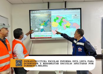 Infraestructura Escolar informa está lista para intervenir y rehabilitar escuelas afectadas por Tormenta Melissa