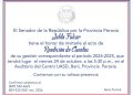 Senador Julito Fulcar rendirá cuentas del período legislativo 2024-2025 este viernes 24 en Baní