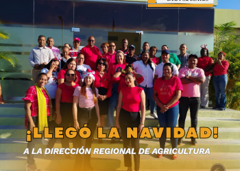 LLEGÓ LA NAVIDAD A LA DIRECCIÓN REGIONAL DE AGRICULTURA