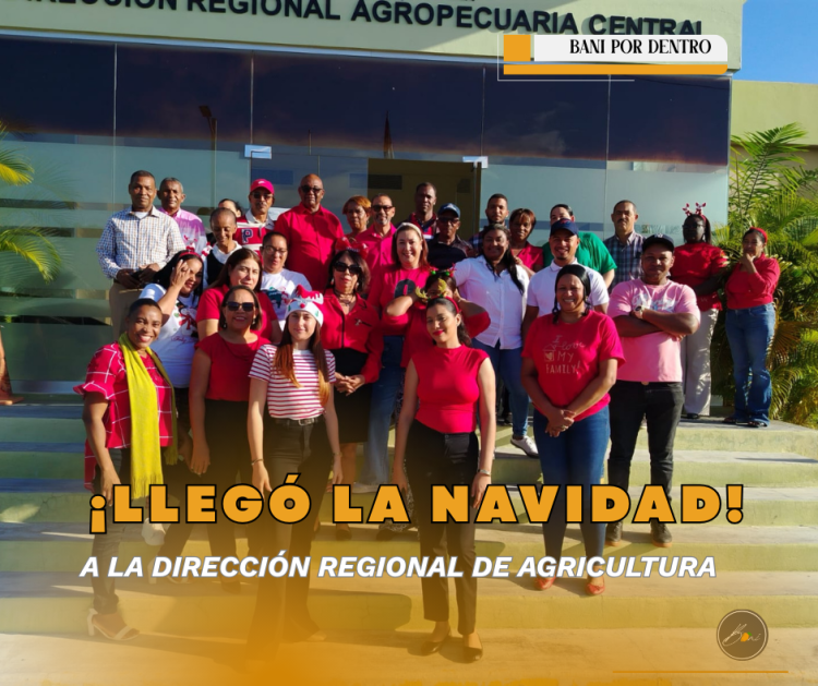 LLEGÓ LA NAVIDAD A LA DIRECCIÓN REGIONAL DE AGRICULTURA