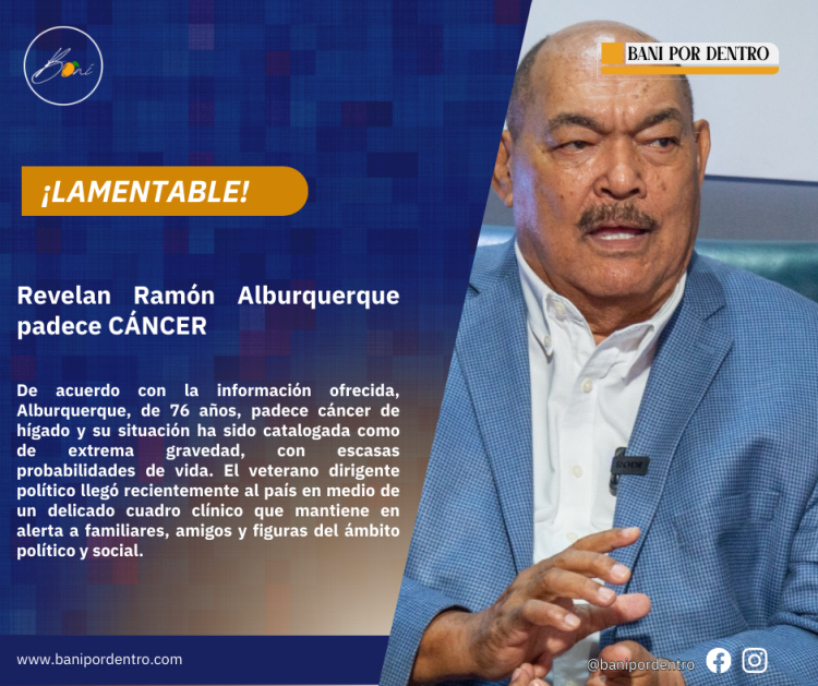 LAMENTABLE – REVELAN RAMÓN ALBURQUERQUE PADECE CÁNCER