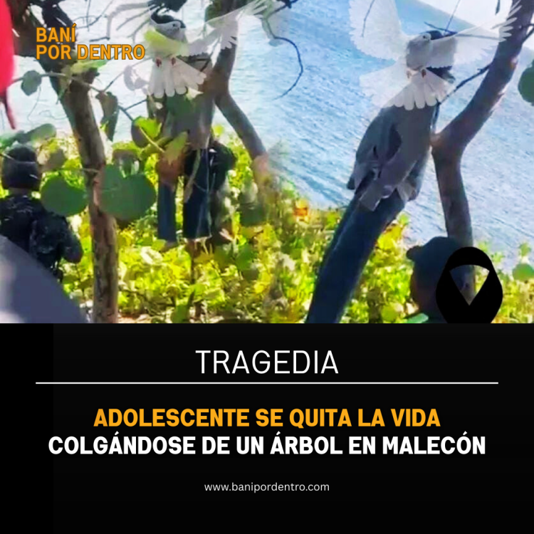 Adolescente se quita la vida colgándose de un árbol en malecón