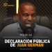 Declaración pública de Juan Germán