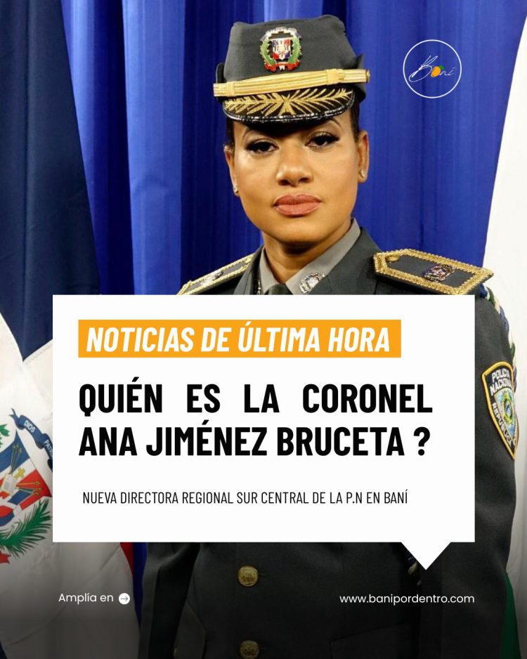 Designan nueva jefa policial en Baní