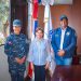 Gobernadora recibe a nuevas autoridades de la Policía Nacional y DIGESETT