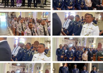 Dirección Regional Sur Central celebra misa por el 90 aniversario de la Policía Nacional