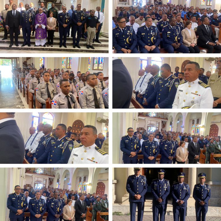 Dirección Regional Sur Central celebra misa por el 90 aniversario de la Policía Nacional