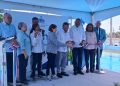 AUTORIDADES INAUGURAN CANCHA DEPORTIVA EN MATAGORDA, DISTRITO MUNICIPAL PAYA
