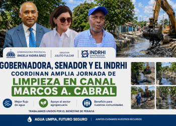 Realizan amplia jornada de limpieza en el Canal Juan Caballero en Baní