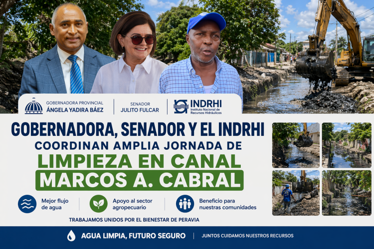 Realizan amplia jornada de limpieza en el Canal Juan Caballero en Baní