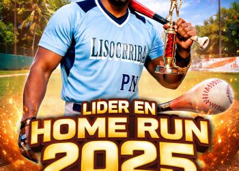Santo Guerrero “Bumbo” es reconocido como líder de jonrones 2025 en LISOCRIBA