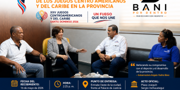 Gobernadora Ángela Yadira Báez coordina junto a autoridades deportivas recibimiento de la antorcha de los XXV Juegos Centroamericanos y del Caribe