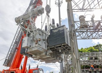 Edesur pone en operación nuevo y moderno transformador de potencia en subestación eléctrica Ciudad Satélite